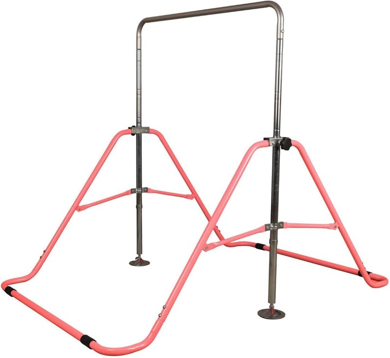 Fitvids Gymnastics Bar for Kids Height Adjustable Horizontal Kip Bar Folding Gymnastics Junior Training Bar - Image 1